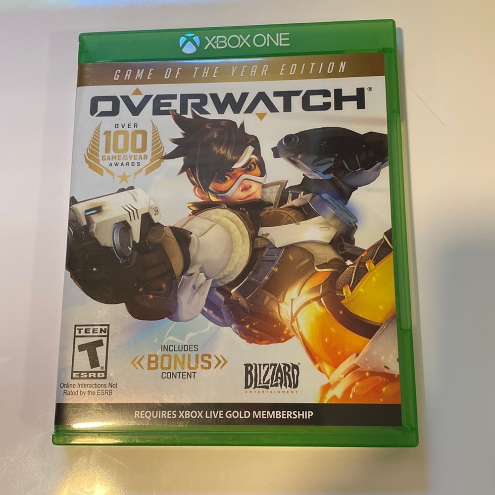 Overwatch game of the year edition Xbox one disk